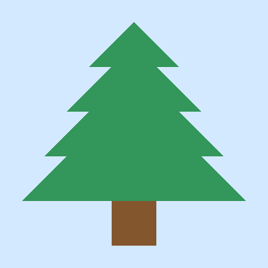 Pine Tree Block in 2 sizes 9 inch and 18 inch - PDF Pattern