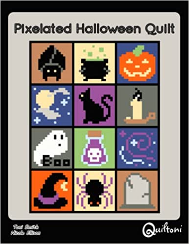 Pixelated Halloween Quilt a Long Book - Physical for stores only