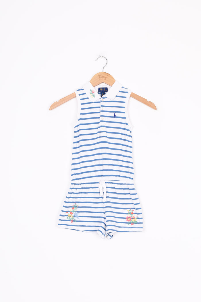 Polo Ralph Lauren Kids White Jumpsuit Size 6