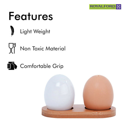 Porcelain Salt & Pepper Shaker Set By Royalford Royalford