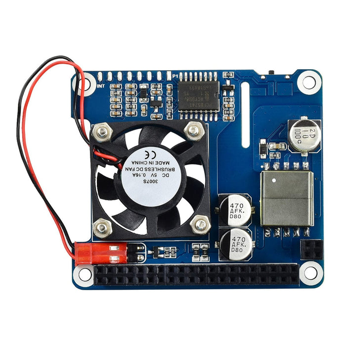 Power over Ethernet HAT for Raspberry Pi 4/3B+ by Waveshare - The Pi Hut