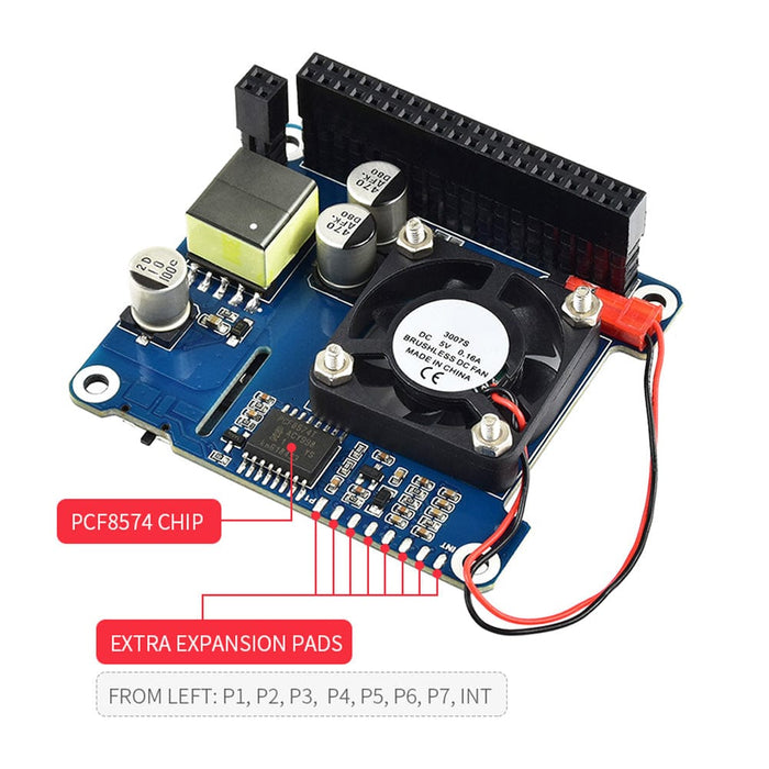 Power over Ethernet HAT for Raspberry Pi 4/3B+ by Waveshare - The Pi Hut