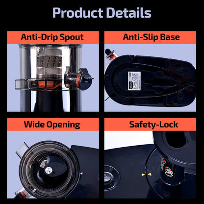 PowerPac Juice Extractor, Slow Juicer, Cold Press Juicer (PP3407)