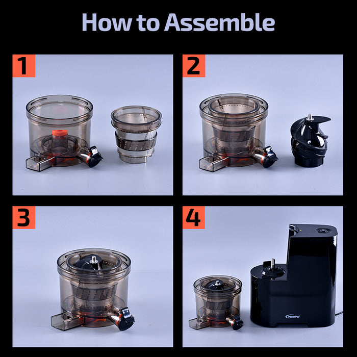 PowerPac Juice Extractor, Slow Juicer, Cold Press Juicer (PP3407)
