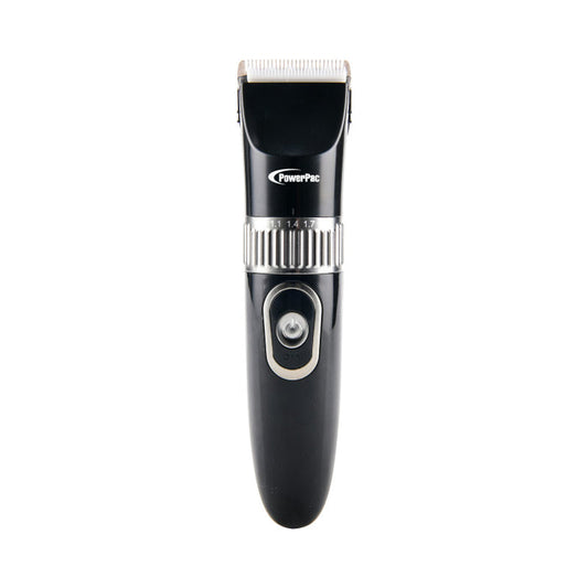 PowerPac Rechargeable Pet Hair Cutter, Waterproof USB Pet Clipper (PP9977)