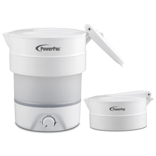PowerPac Travel Jug, Foldable Electric Jug, Portable Jug, Electric Jug 0.6L (PPJ2027)