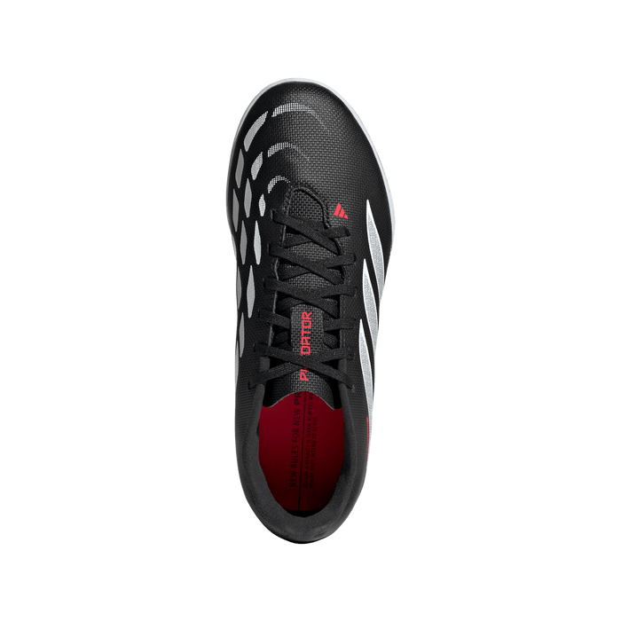 adidas Predator Club Indoor Soccer Shoes | Core Black / White | Kid's