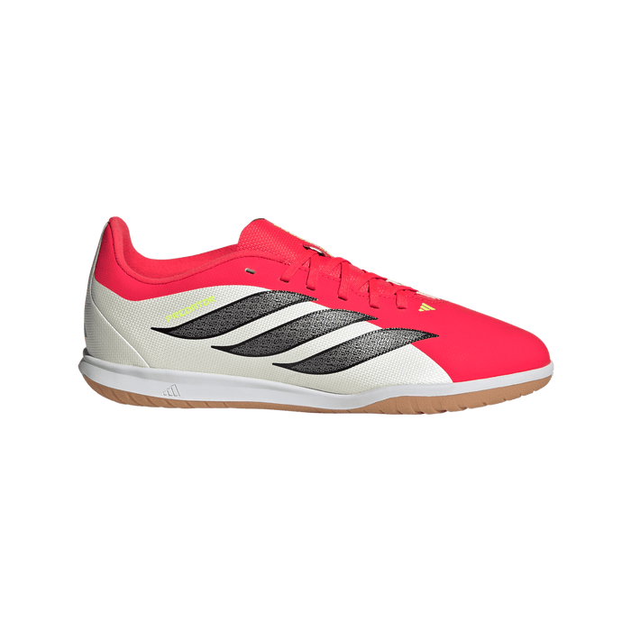 adidas Predator Club Indoor Soccer Shoes | Lucid Red / Core Black / Cloud White | Kid's