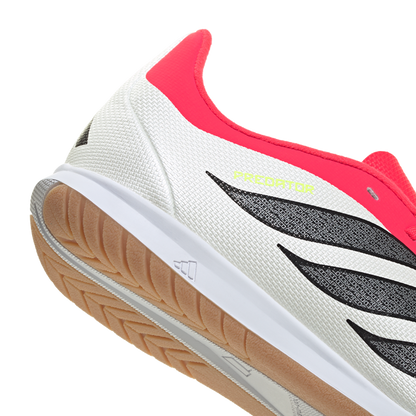 adidas Predator Club Indoor Soccer Shoes | Lucid Red / Core Black / Cloud White | Kid's