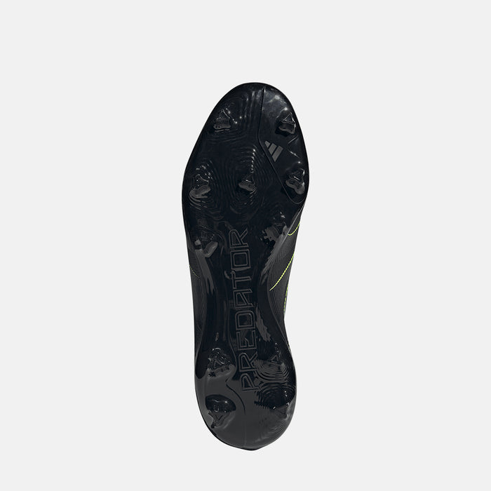 Bottom view of the Adidas Predator League FG/M Soccer Cleats.