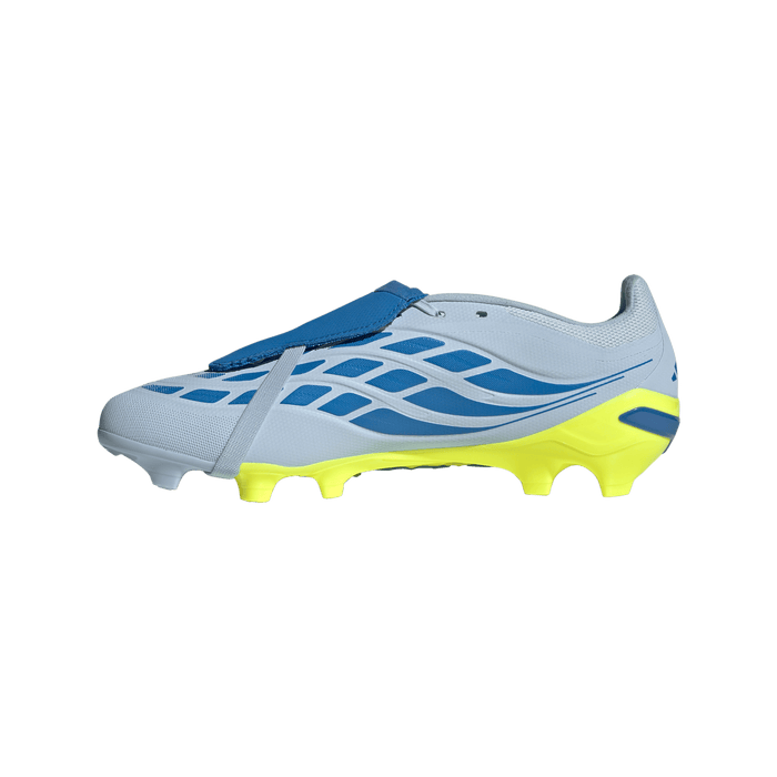 adidas Predator League Fold-Over Tongue FG Soccer Cleats | Crystal Sky / Ray Blue / Team Solar Yellow | Men's