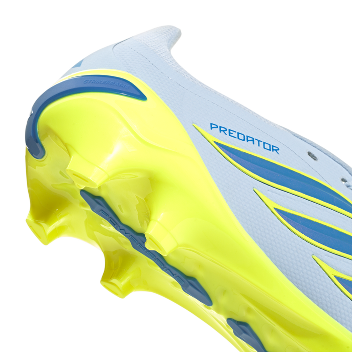 adidas Predator League Fold-Over Tongue FG Soccer Cleats | Crystal Sky / Ray Blue / Team Solar Yellow | Men's