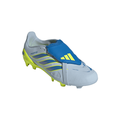 adidas Predator League Fold-Over Tongue FG/MG Soccer Cleats | Crystal Sky / Ray Blue / Team Solar Yellow | Kid's