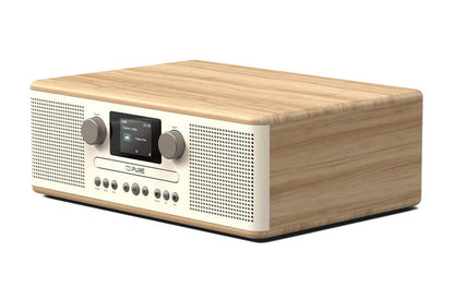 Pure Classic C-D6 DAB+ FM Radio with Bluetooth CD Player Cotton White White
