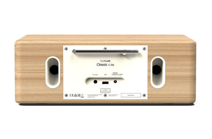Pure Classic C-D6 DAB+ FM Radio with Bluetooth CD Player Cotton White White