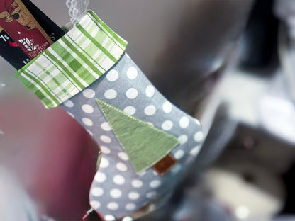Quick Stitch Stocking (Downloadable Machine Embroidery Pattern)