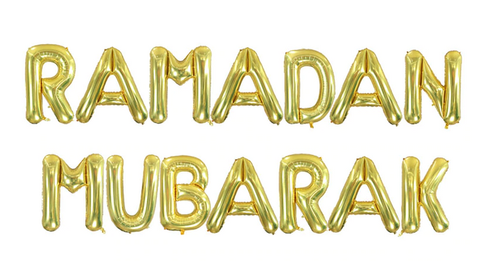 Ramadan Mubarak Balloon Banner - Days of Eid