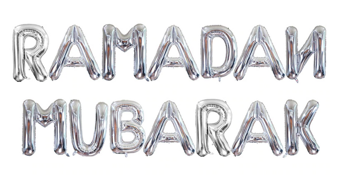 Ramadan Mubarak Balloon Banner - Days of Eid