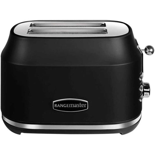 Rangemaster Classic 2 Slice Black Toaster | RMCL2S201BK Rangemaster Toaster Euronics Ireland