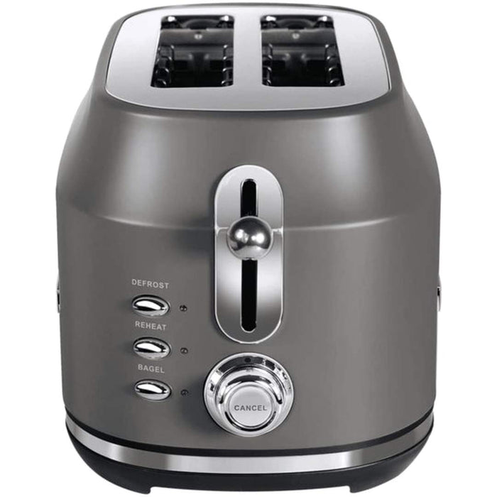 Rangemaster Classic 2 Slice Grey Toaster | RMCL2S201GY Rangemaster Toaster Euronics Ireland