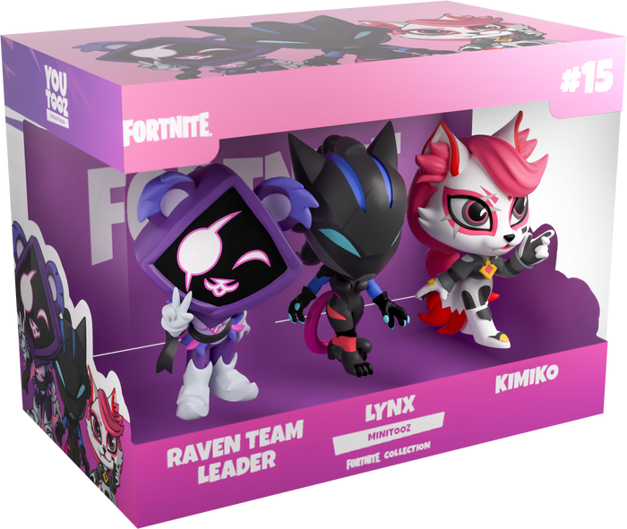 Raven Team Leader, Lynx & Kimiko Minitooz
