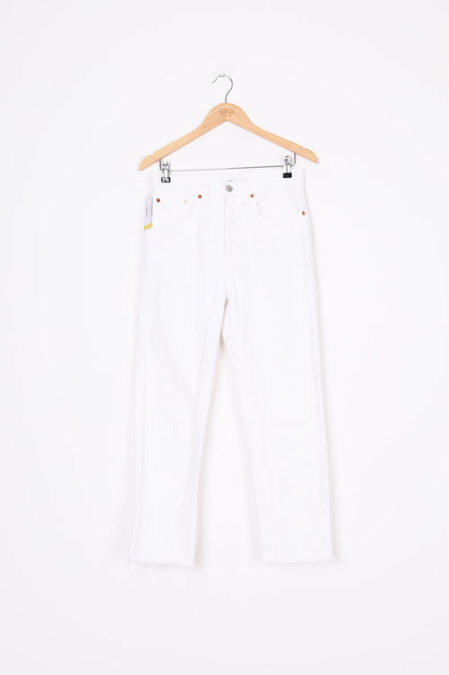 RE/DONE Womens White Jeans Size W 28