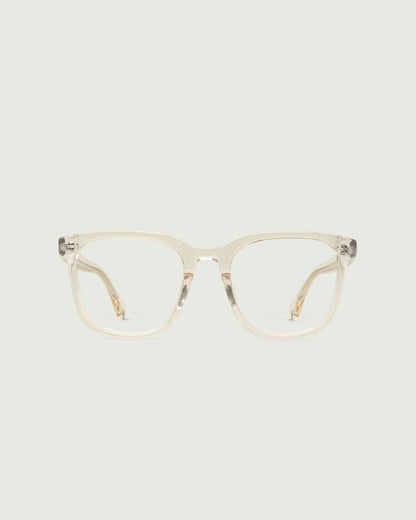 Jellyfish::River Eyeglasses square clear plant-based plastic front