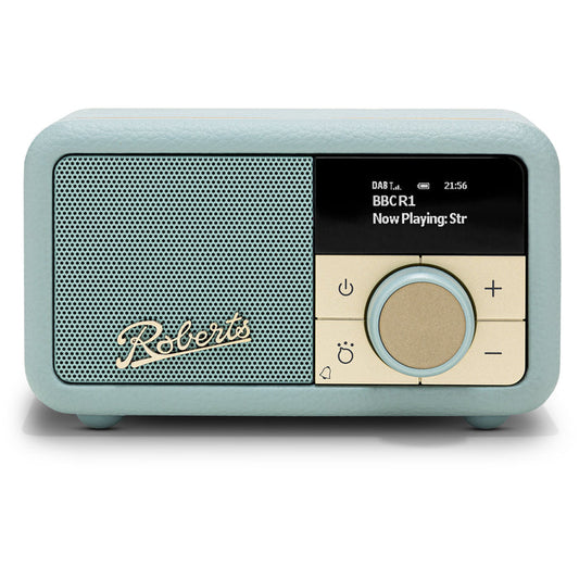 Roberts Revival Petite 2 DAB DAB+ Bluetooth Rechargeable Digital Radio Duck Egg Duck Egg