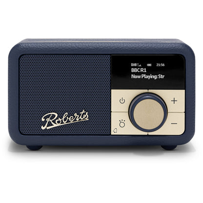 Roberts Revival Petite 2 DAB DAB+ Bluetooth Rechargeable Digital Radio Midnight Blue Midnight Blue