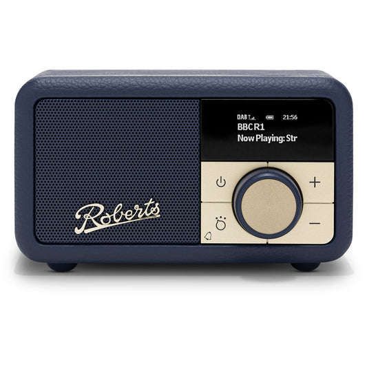 Roberts Revival Petite 2 DAB DAB+ Bluetooth Rechargeable Digital Radio Midnight Blue Midnight Blue