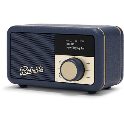 Roberts Revival Petite 2 DAB DAB+ Bluetooth Rechargeable Digital Radio Midnight Blue Midnight Blue