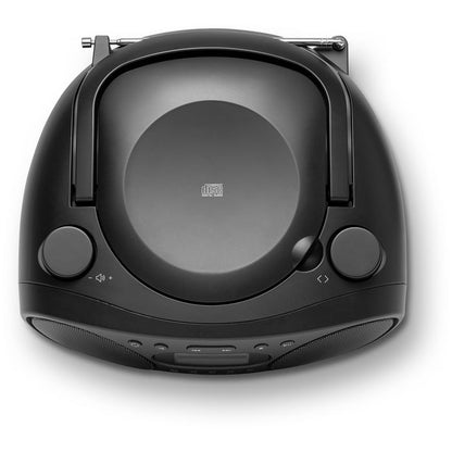 Roberts Zoombox FM Portable CD Player FM AM Radio Black Black