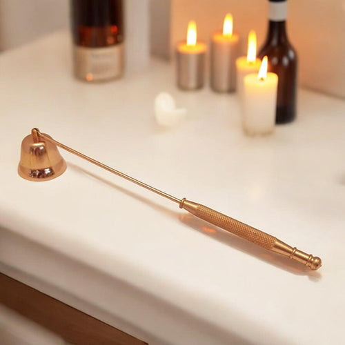Rose Gold Candle Snuffer Fine Dining Romantic Table Decor