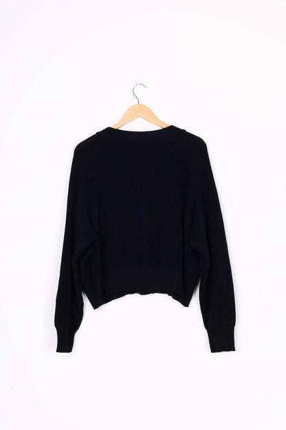 Sabatini Womens Black Cardigan Size 22