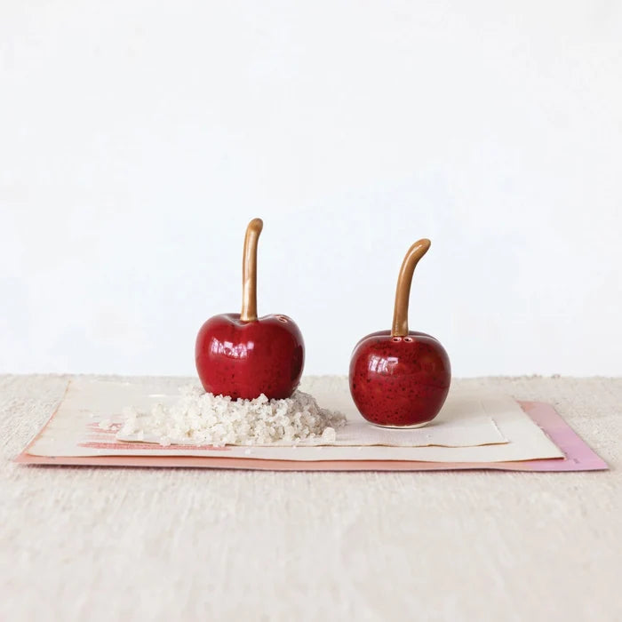 Salt & Pepper Shaker Set- Cherries