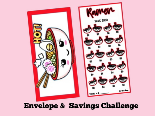 Savings Insert & Envelope Bundle | Food | Ramen Set