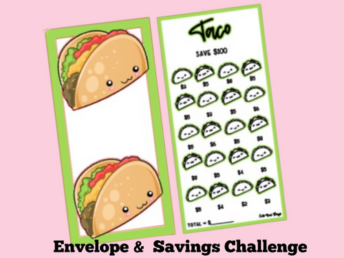 Savings Insert & Envelope Bundle | Food | Taco Set
