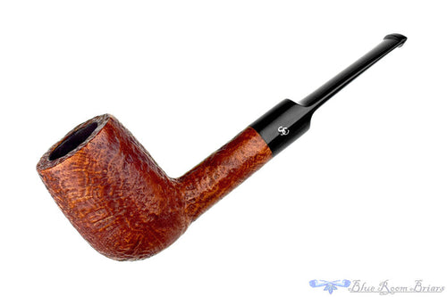 Blue Room Briars is proud to present this Scandia 753 Sandblast Billiard Sitter UNSMOKED Estate Pipe
