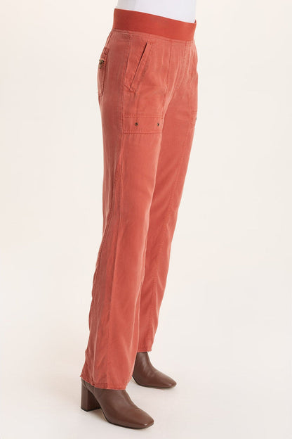 XCVI Schyler Soft Twill Wide-Leg Trouser