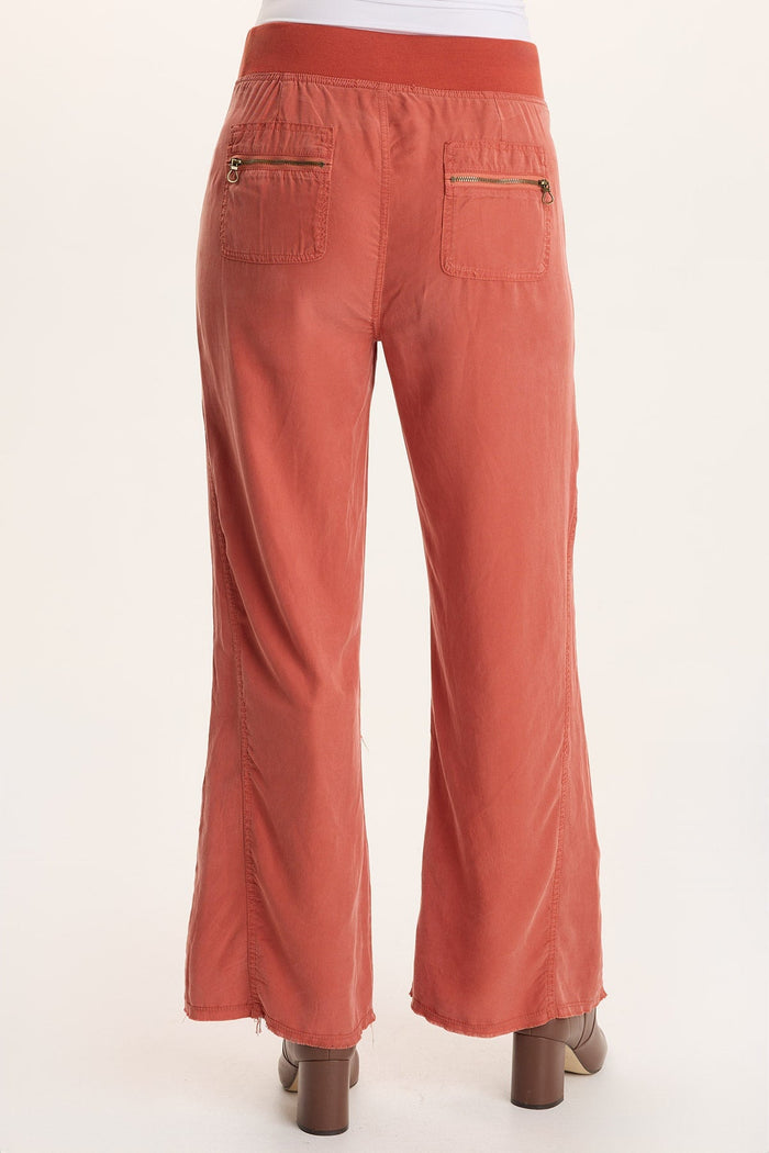XCVI Schyler Soft Twill Wide-Leg Trouser