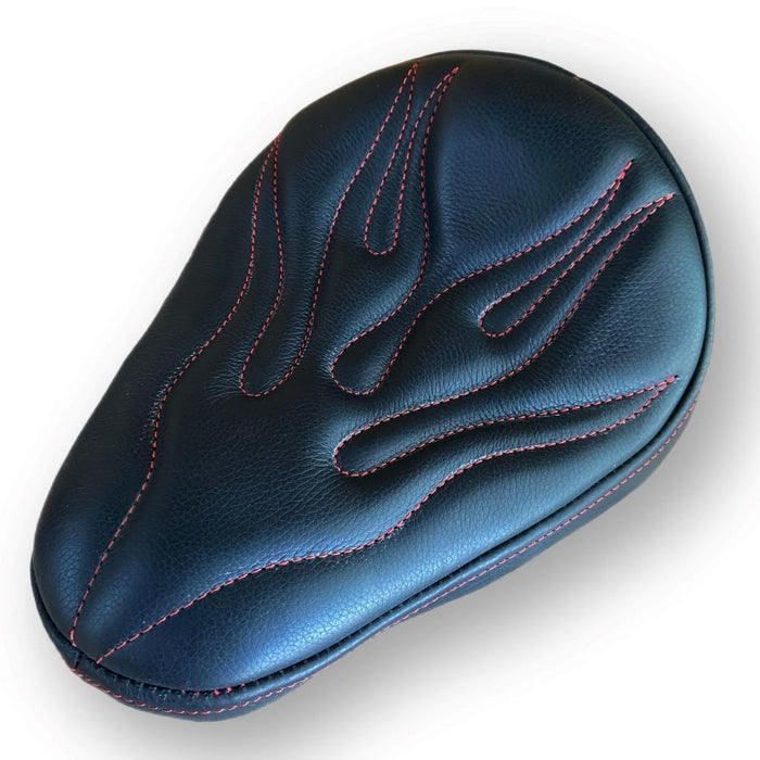 Seat Spring Solo Chopper Harley Sportster Bates Style Vintage Black Flame Bobber - Mother Road Customs