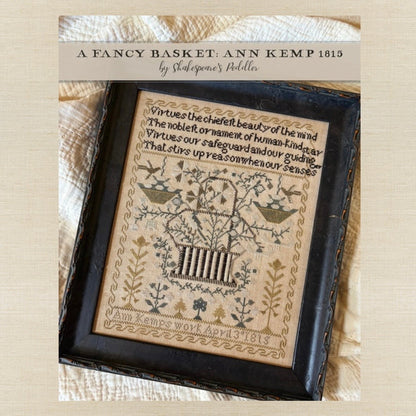 Shakespeare's Peddler - A Fancy Basket: Ann Kemp - Booklet Chart IH and/or Roxy Floss Conversion