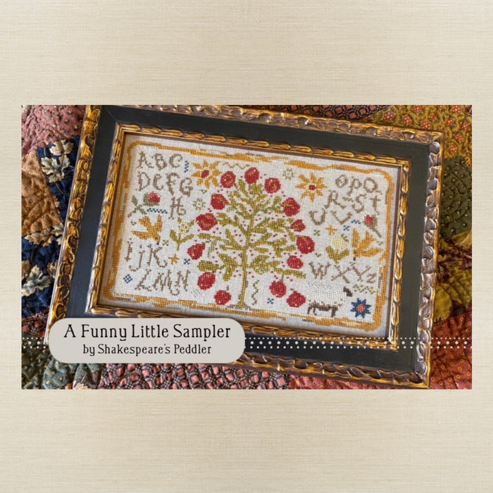 Shakespeare's Peddler - A Funny Little Sampler - Booklet Chart IH and/or Roxy Floss Conversion