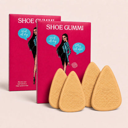 SHOE GUMMI POINTED TAN