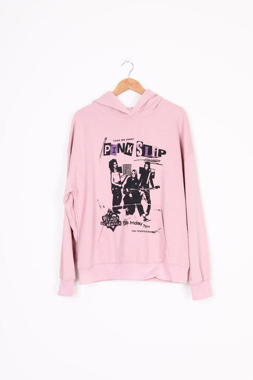 si min Womens Pink Sweatshirt Size S