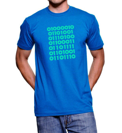 Silicon Valley Bitcoin in Binary T-shirt-tvso