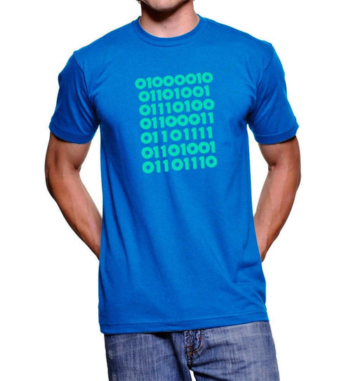 Silicon Valley Bitcoin in Binary T-shirt-tvso