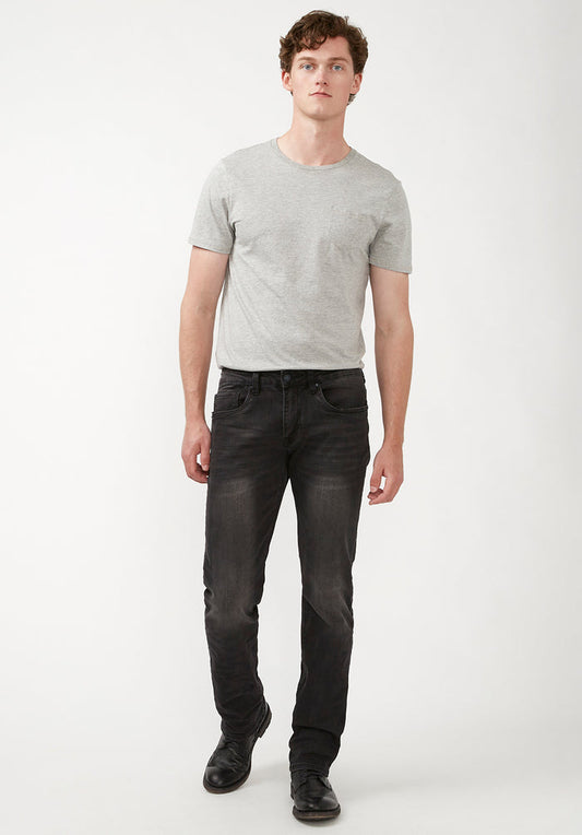 Buffalo Men Jeans Black Denim Denim Pants Stretch