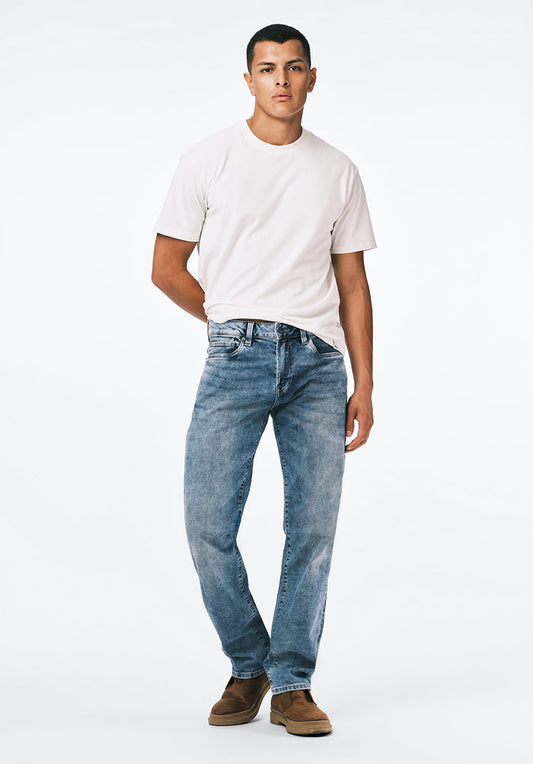 Buffalo Men Jeans Navy Denim Denim Pants Stretch