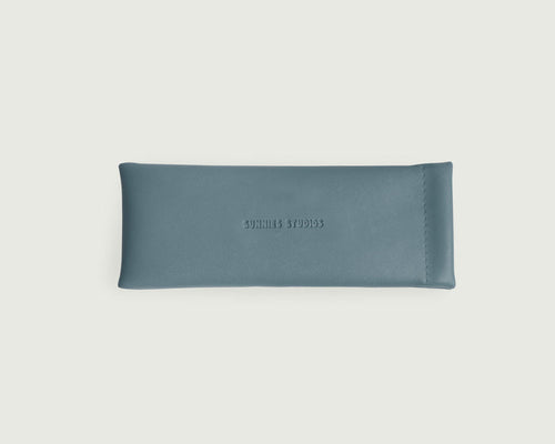 Lagoon::Slim Sac Eyewear case blue  front